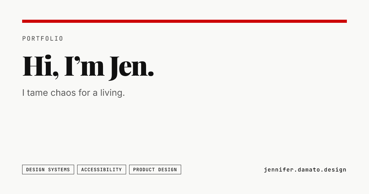 Hi, I’m Jen.